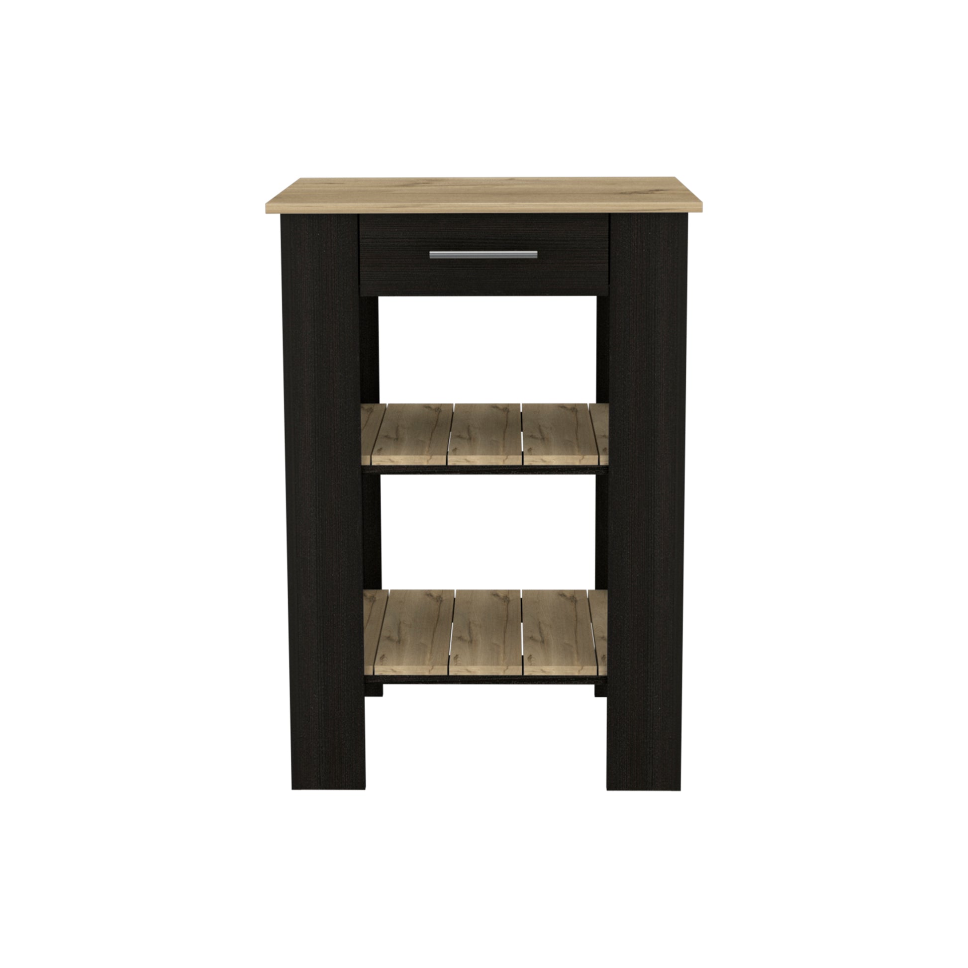 Cala Kitchen Island 23 With 3 Tier Shelf And