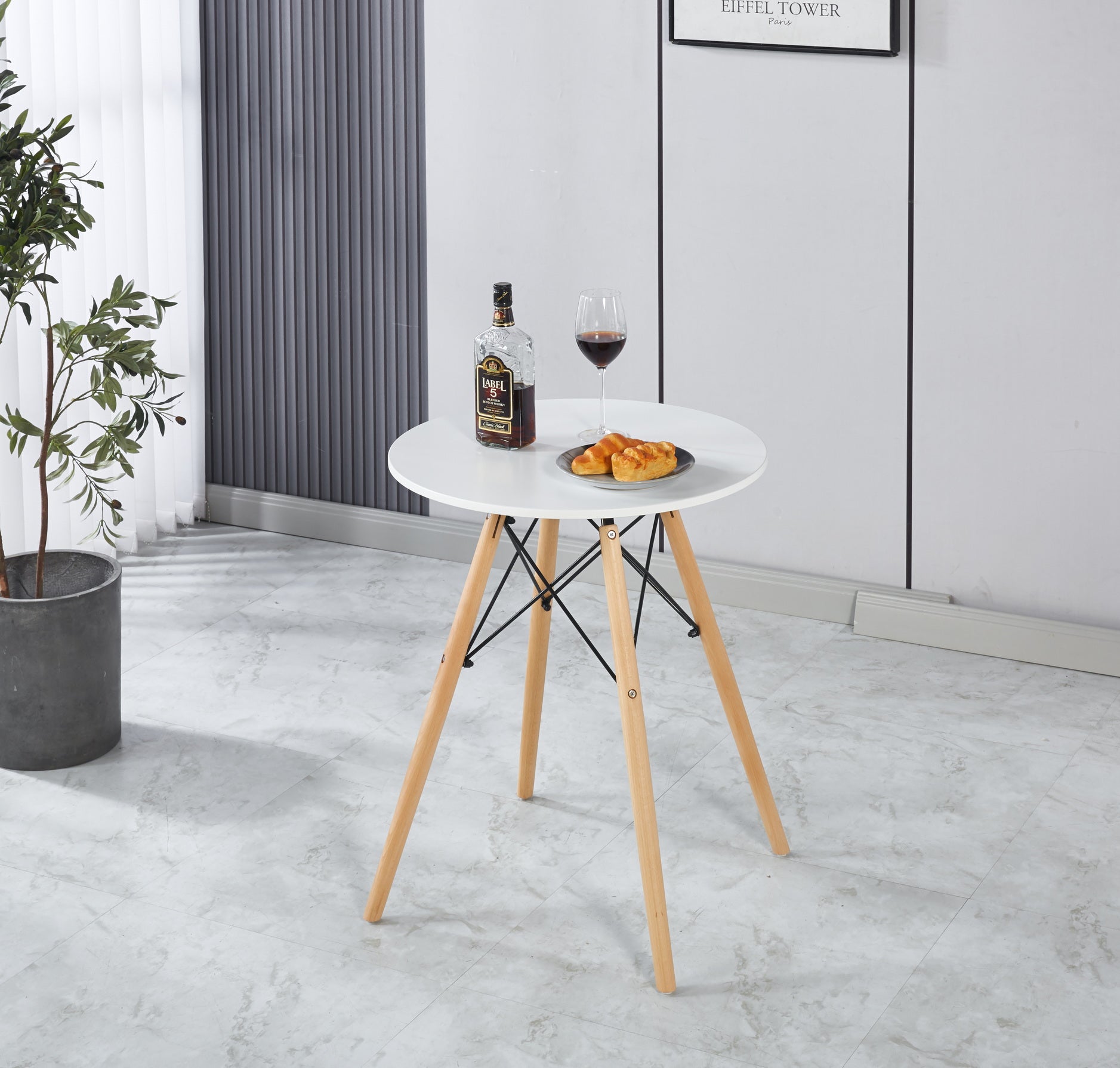 1 Table 2Chair,3Pcs 1Set,Dining Set,Dining Table,Office Table,Coffee Table White Mdf