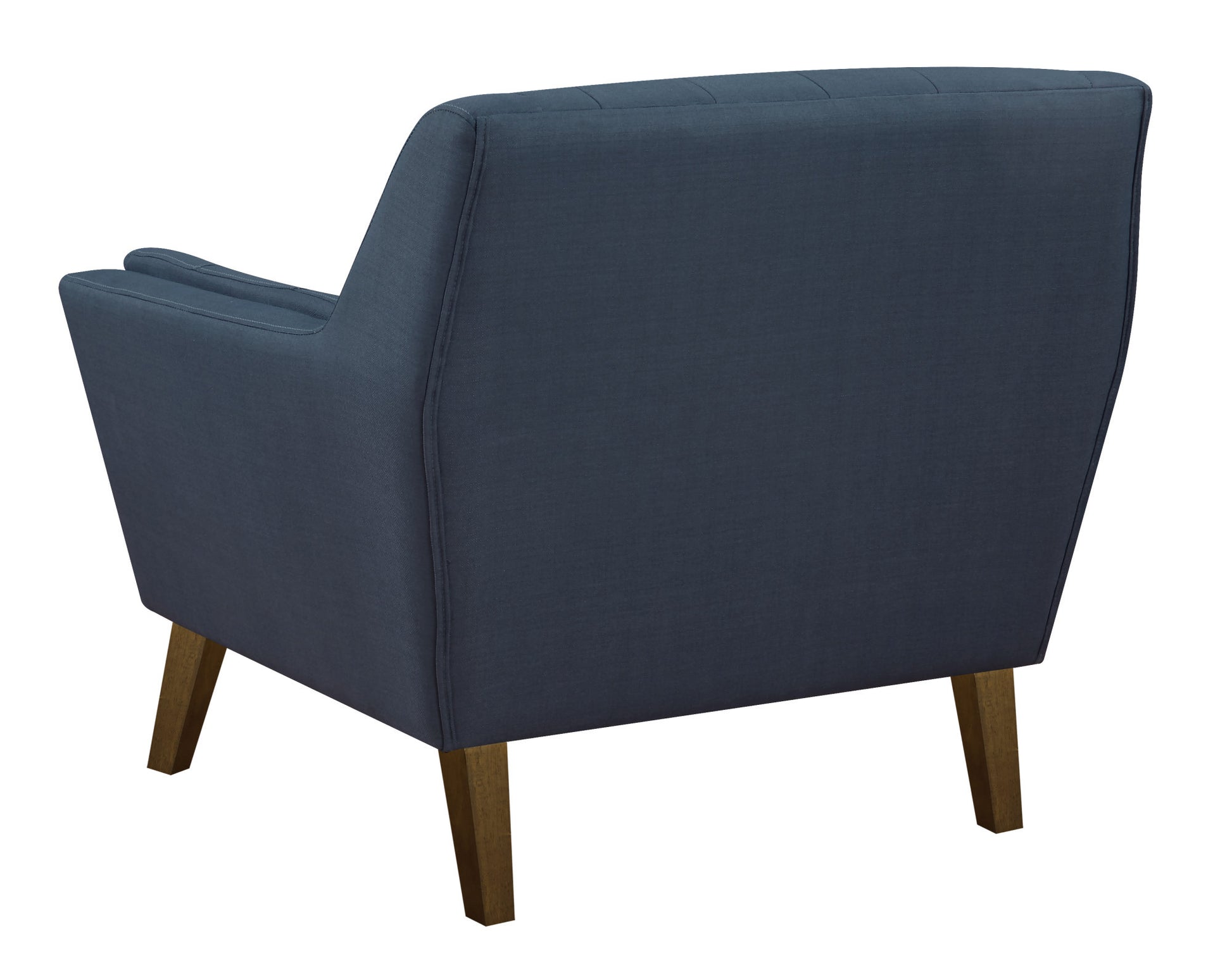 Browning Blue Accent Chair Blue Foam Engineered Wood