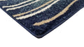 Jersey Area Rugs, Carpets For Livingroom, 7X10 Area Rugs ,3001 Blue Rectangle 8&10 Blue Contemporary Abstract Polypropylene