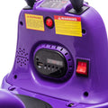 12V Kids Ride On Bumper Car W Parents Control,Rotate 360 Degrees,Two Handed Switch For Direction Control,Bumper Strip,Light Belt,Mp3 Music,Bluetooth,Provide A Speed Of 0.75Mph For Kids Of 2 5 Purple