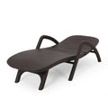 Mikael Chaise Lounge Dark Brown Polypropylene