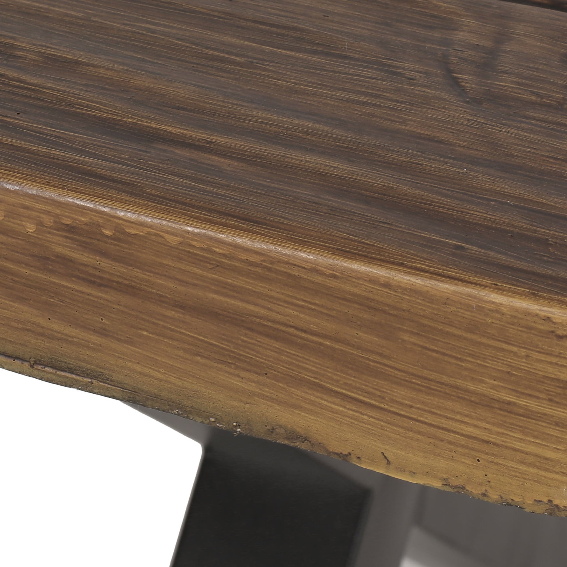 Brody Dining Fire Table Top 40,000Btu Tank Outside Brown Magnesium Oxide