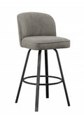 Anaheim Swivel Bar Chair Dark Gray Dark Gray Wood