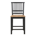 Magnolia Counter Stool Set Of 2 Black Black Wood