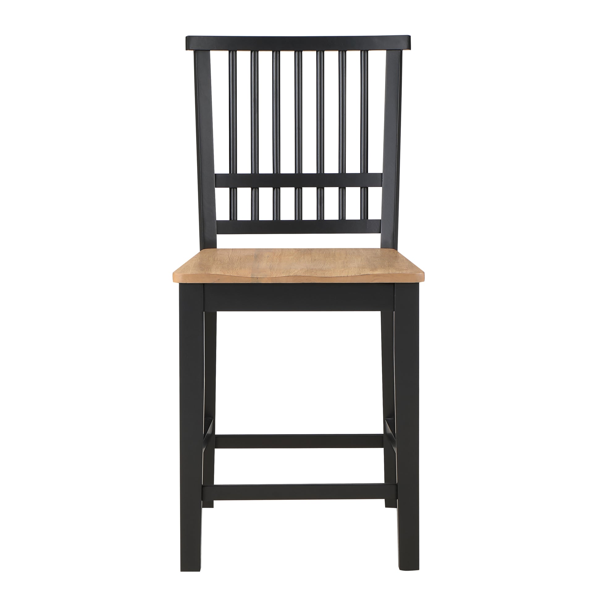 Magnolia Counter Stool Set Of 2 Black Black Wood