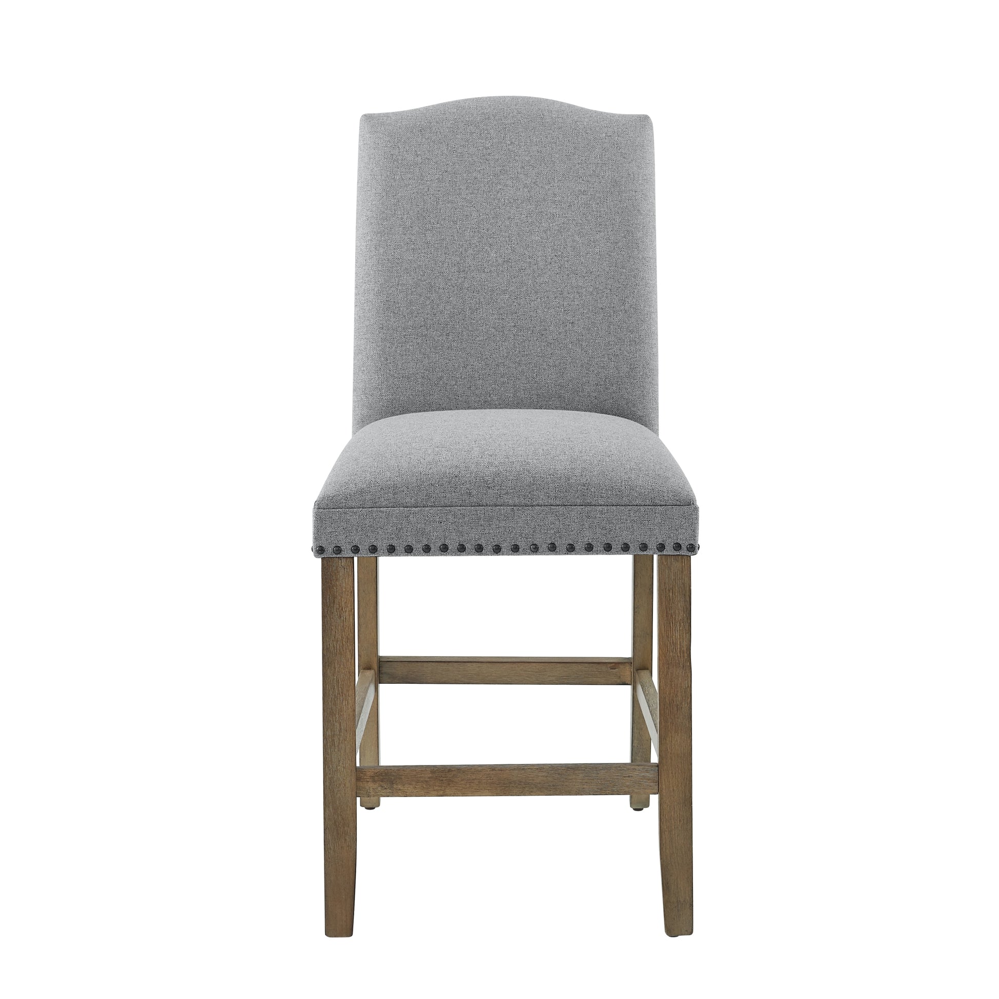 Grayson Counter Chair With Set Of 2 Dark Gray Dark Gray Wood