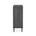 Nordic 4 Drawer Chest Grey Mdf