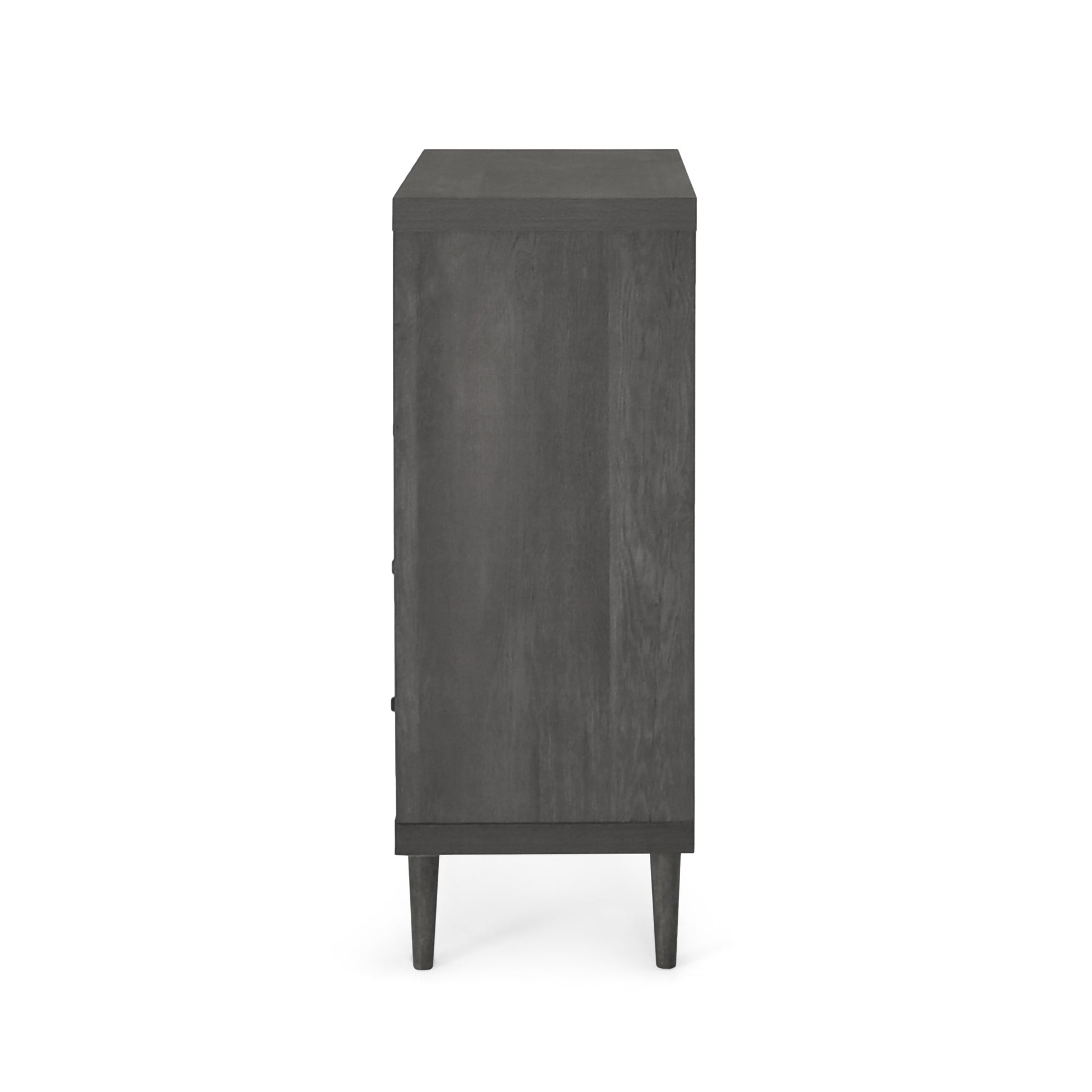 Nordic 4 Drawer Chest Grey Mdf