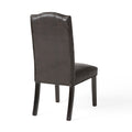 Harriet Kd Tufted Dining Chairs Mp2 Set Of 2 Brown Pu