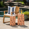 Selva Accent Table - Orange Iron