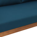 Claremont 3 Seater Daybed Teak Wood Waterproof Fabric