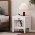 Side Table White Mdf