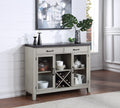 Hyland Server Dark Gray - Dark Gray Wood