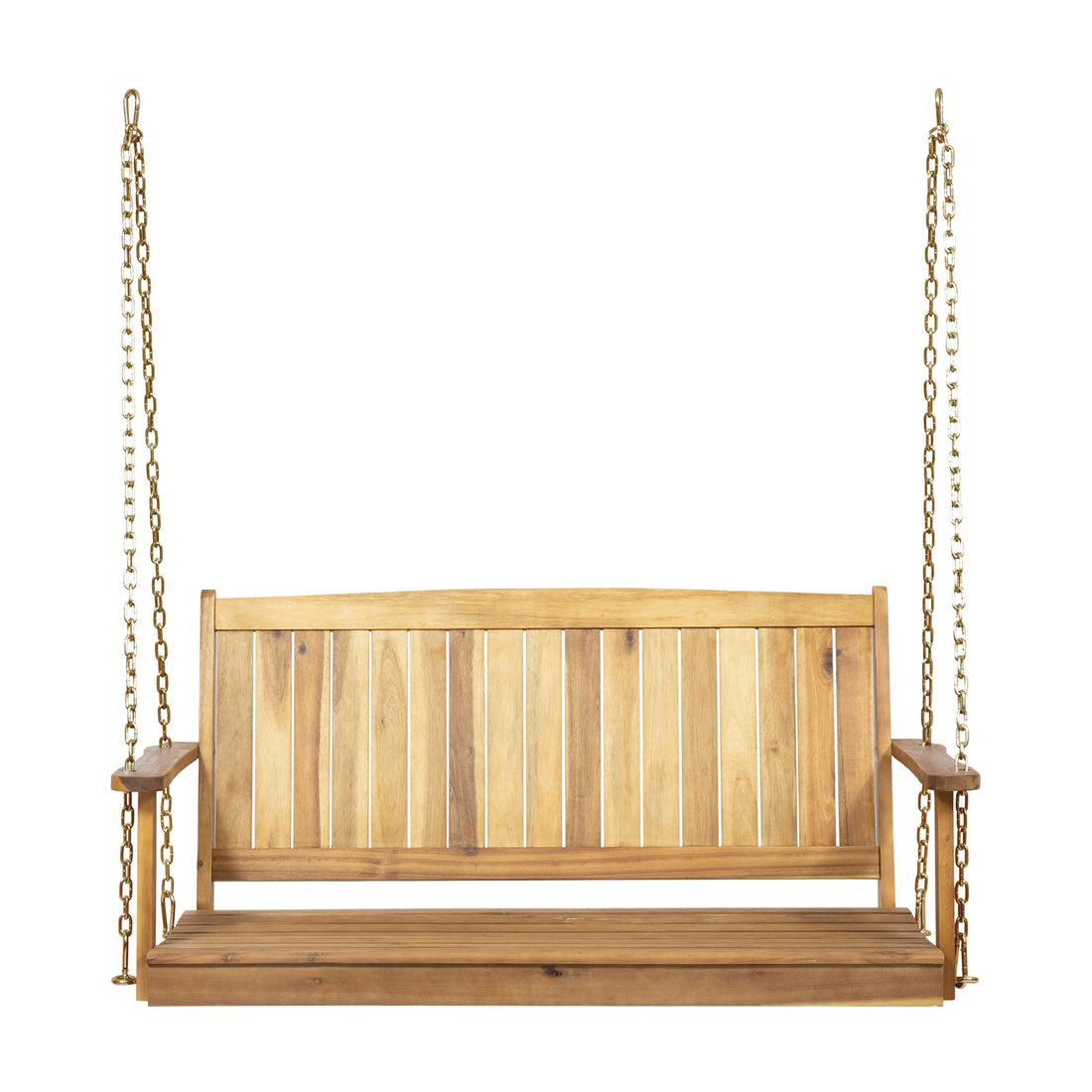 Tambora Porch Swing Teak Wood Metal