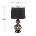 Lyratta Table Lamp Black Glass