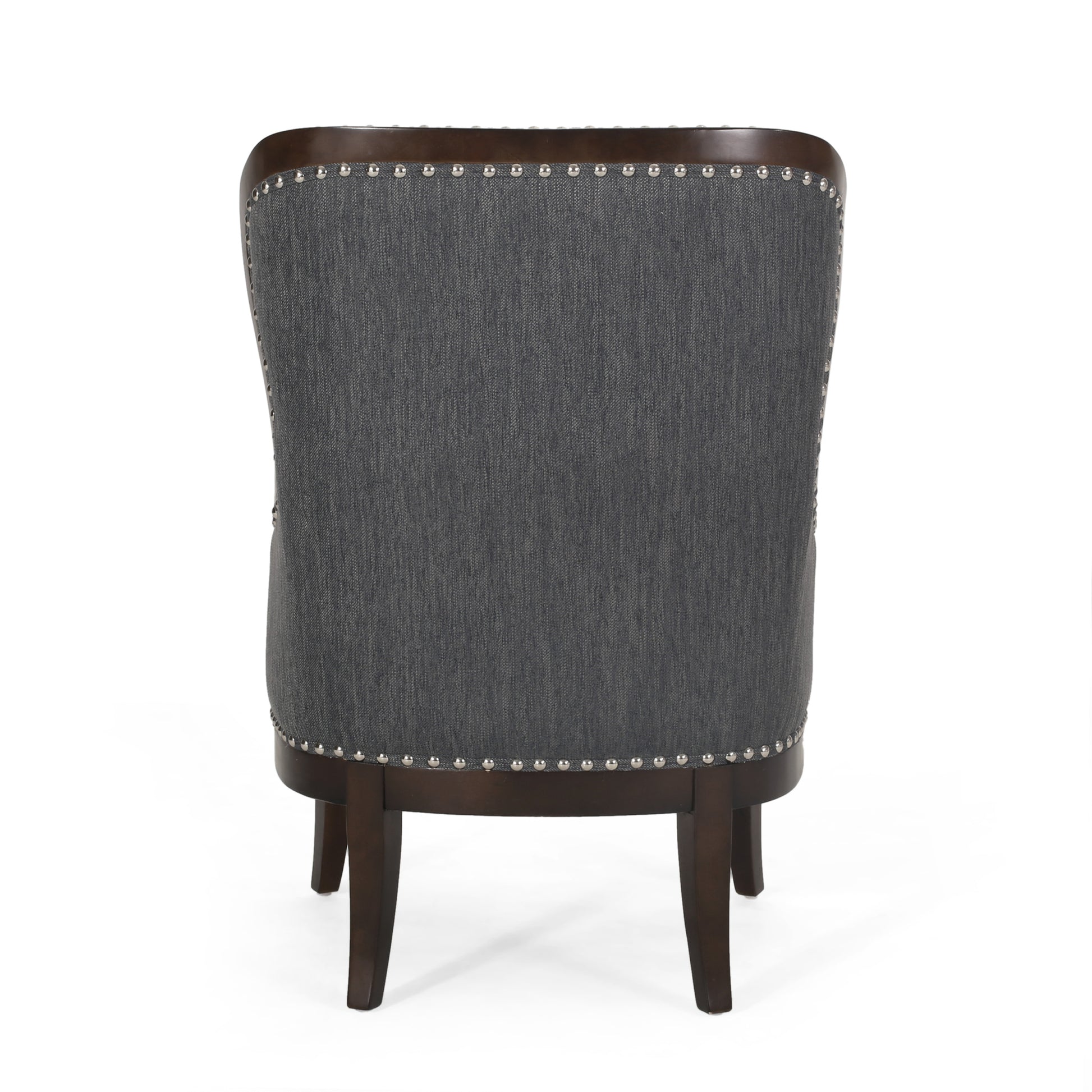 Accent Chair Charcoal Fabric