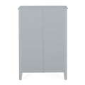 2 Drawer Storage Rack Gray Mdf