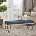 Bench Navy Blue Mdf