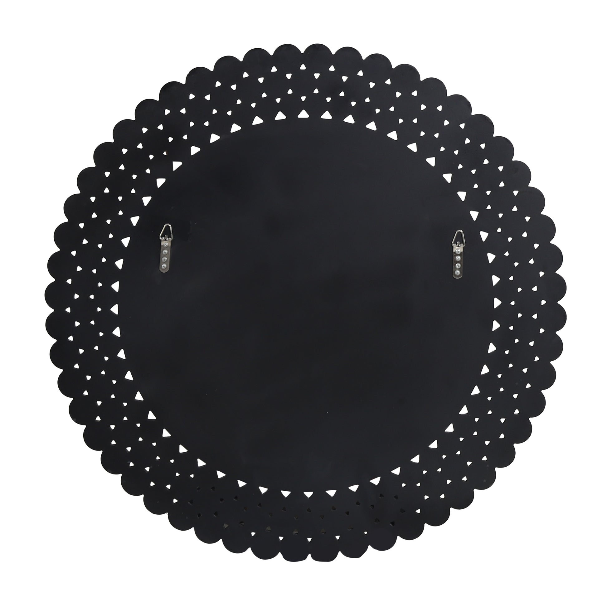 Wall Mirror Black Iron