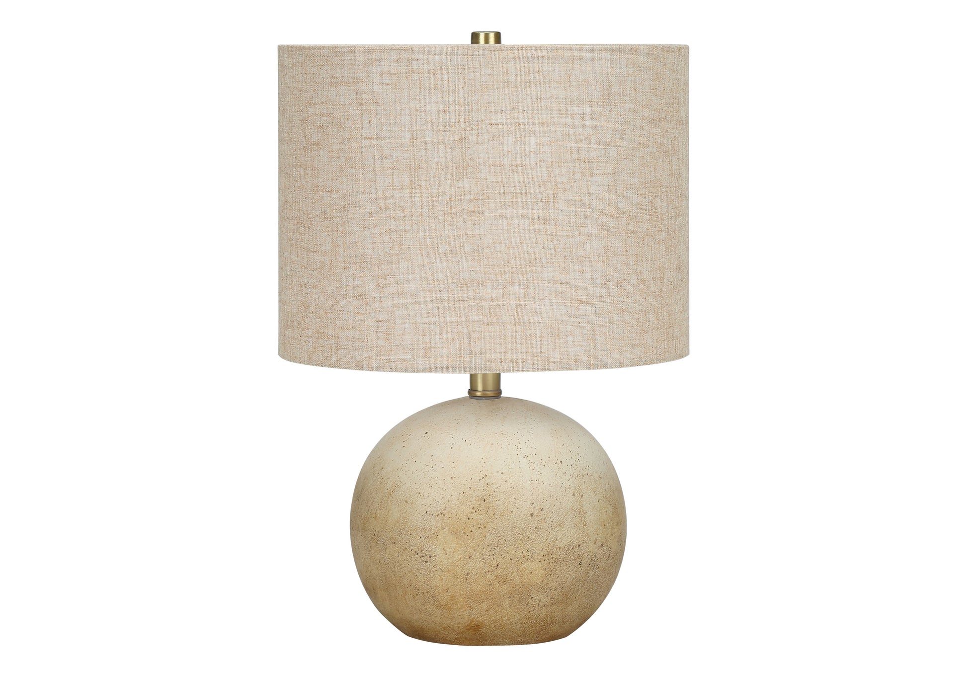 Lighting, 20"H, Table Lamp, Beige Concrete, Beige Shade, Contemporary Beige Concrete