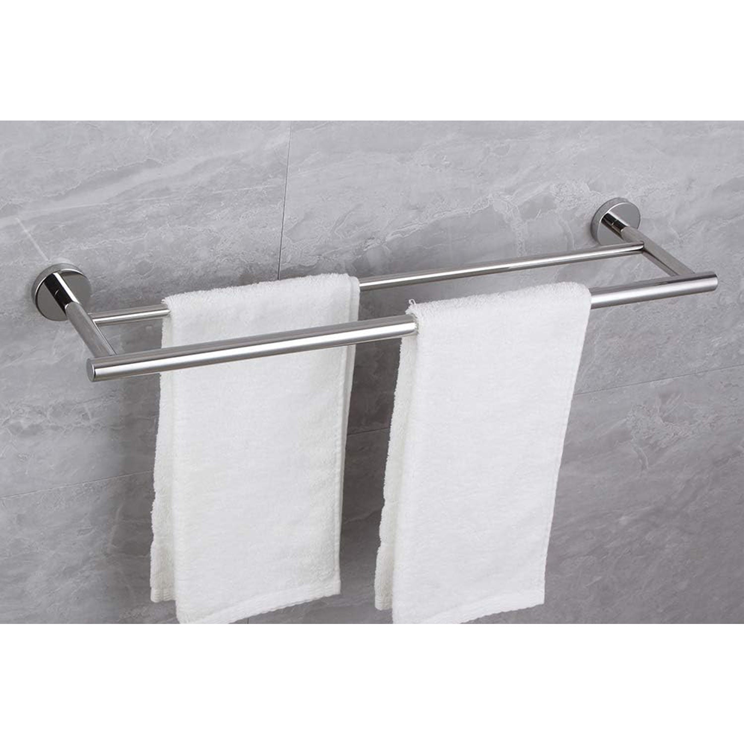 23.6'' Towel Bar Wall Mounted chrome-stainless steel