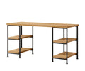 Golden Oak Desk Golden Mdf Metal