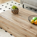 Modern Mdf Coffee Table With Wood Texture Pattern 39.3X23.6X11.8 Inches Stylish And Durable Design Wood Mdf