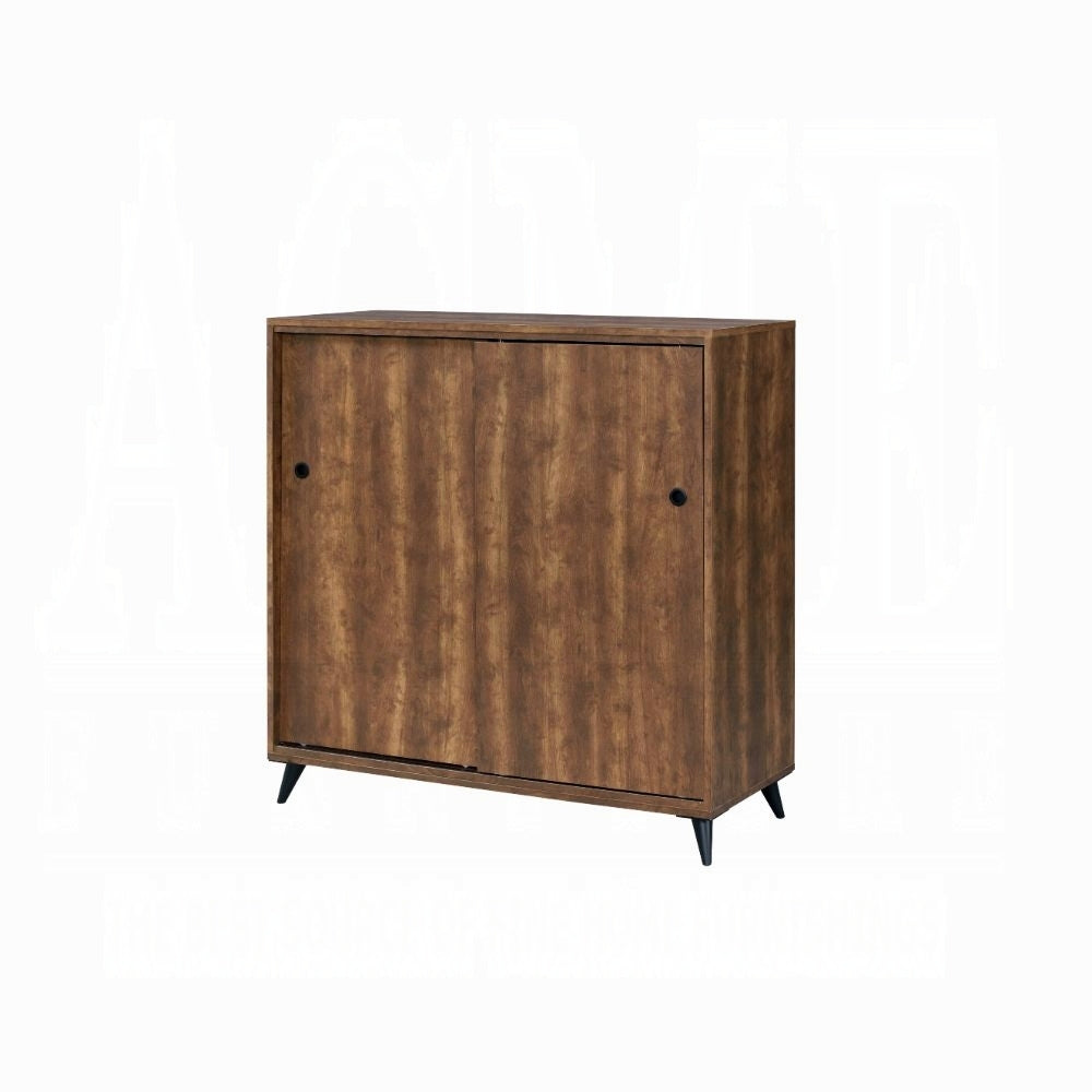 Oak Shoe Cabinet With 2 Sliding Doors Freestanding 3 4 Shelves Oak Oak Primary Living Space Sliding Doors Paper Composite