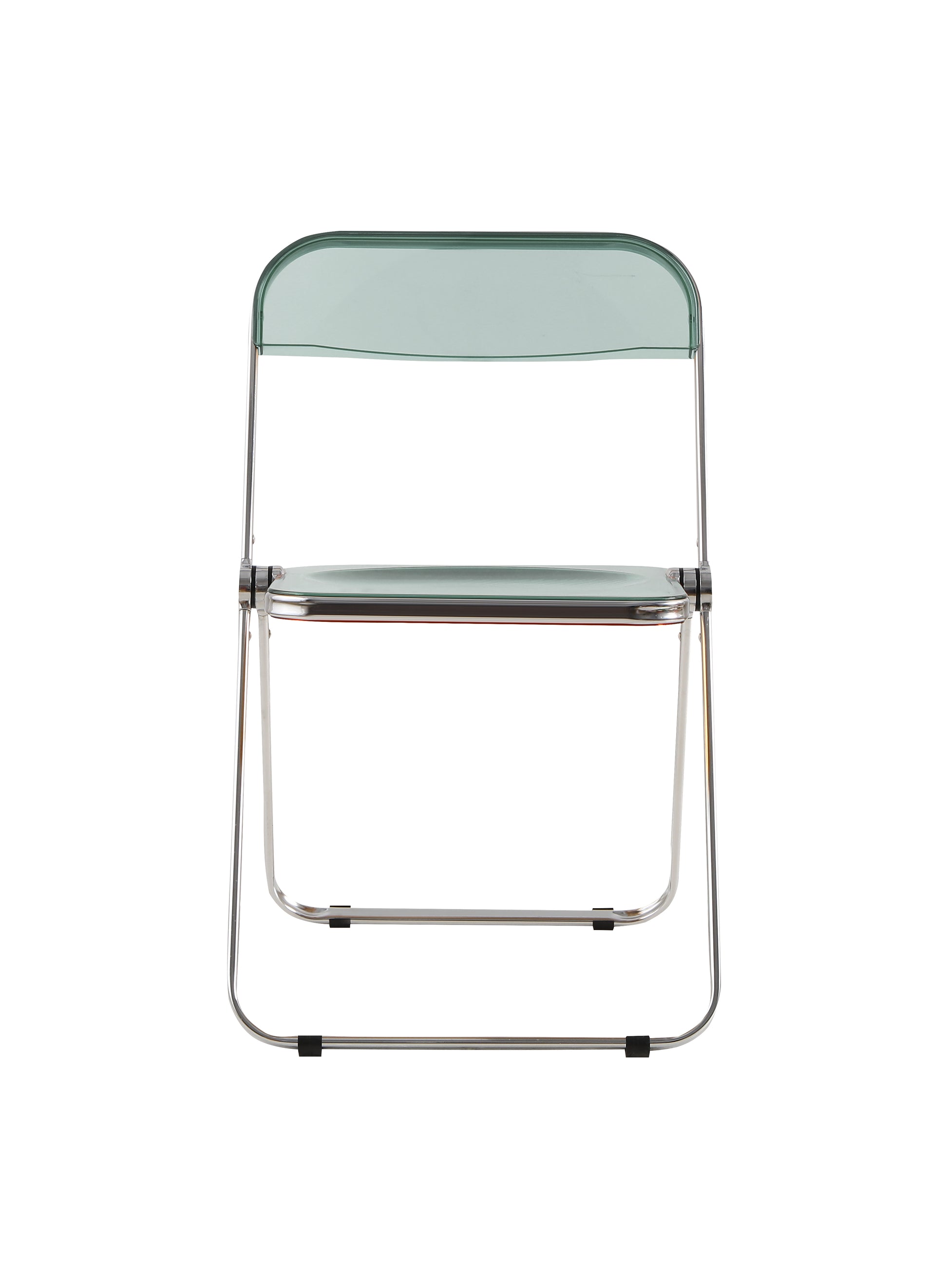Folding Blue Green Chair Transparent Chairs Ghost Stackable Crystal Folding Chair Pc Plastic Living Room Seat Chrome Frame And Foldable Acrylic Chair Fo Blue Green Blue Green Pc
