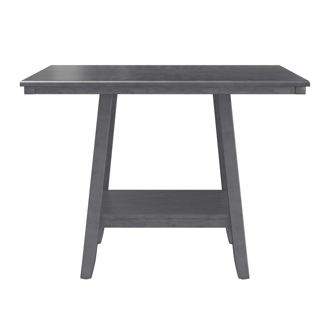 Glimm Gray Gathering Height Table Gray Engineered Wood