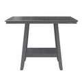 Glimm Gray Gathering Height Table Gray Engineered Wood