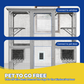 Catio Outdoor Cat Enclosure With Roof 72