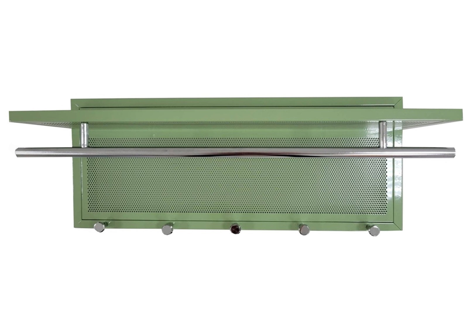 Esyspot Metal Powder Coating Hook Wall Mounted With Shelf Green Bedroom Contemporary Metal Metal