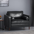 Club Chair Black Pu