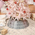 Homcom Christmas Tree Collar, Steel Tree Ring Skirt, Home Xmas Decoration For Christmas Tree, 26