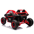 24V Two Seater Kids Ride On Utv W Parents Control,20In Seat Width,400W Super High Power,Four Wheel Suspension,Bluetooth,Mp3,Usb,Led Light,Horn,Rear Storage Space,Speeds 3.73 4.97Mph For Kids Aged 3