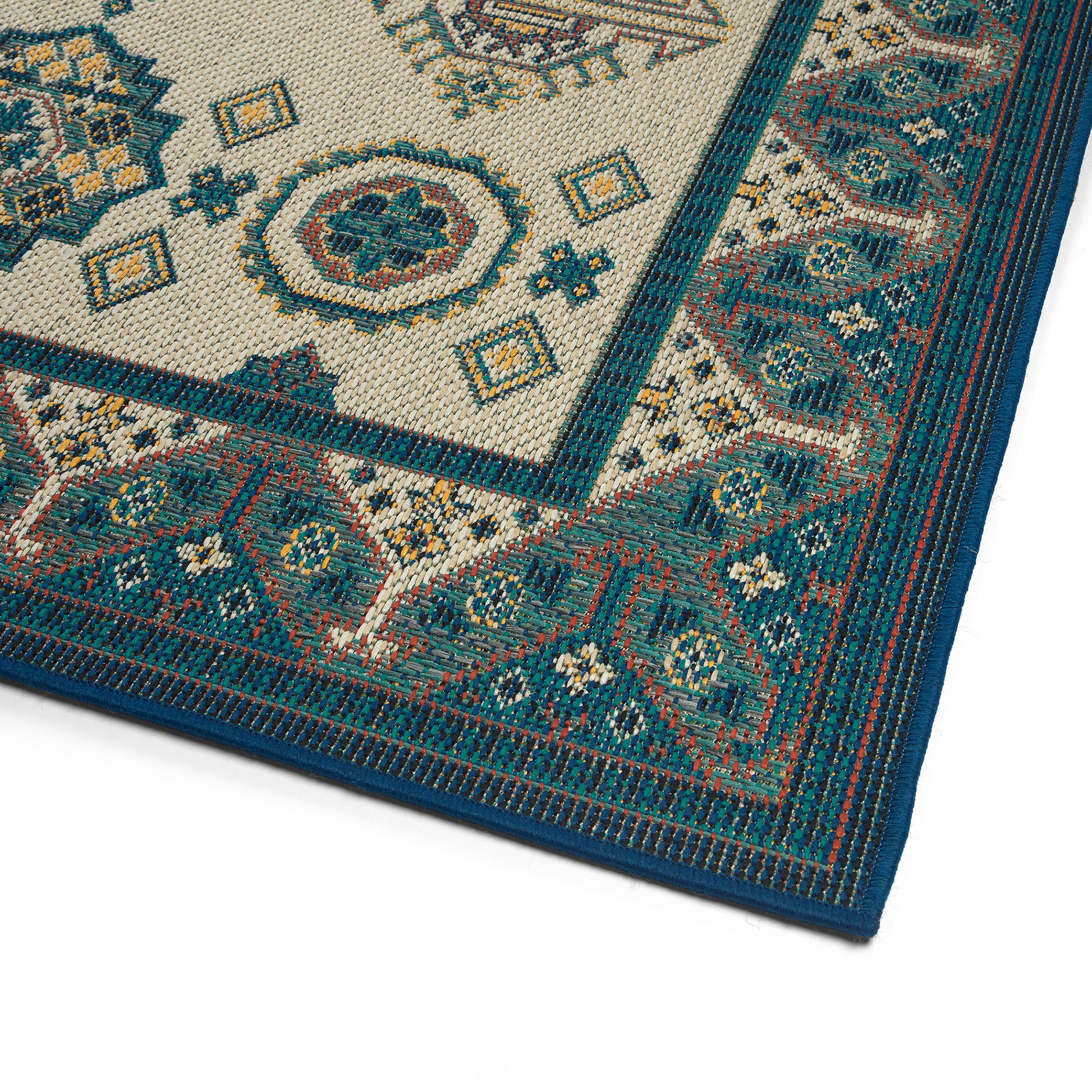 Traditional, Transitional, Oriental, Medallion, Border, Cut Pile 2'2" X 8' Runner Multi Polypropylene