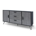 Multi Function Cabinet Grey Particle Board