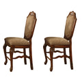 Beige And Cherry Solid Back Counter Height Stools Set Of 2 Cherry Dining Room Foam Traditional Set Of 2 Wood Fabric