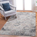 Naar Payas Collection 8X10 Cream Anthracite Traditional Non Shedding Living Room Bedroom Dining Home Office Stylish And Stain Resistant Area Rug Cream Polyester