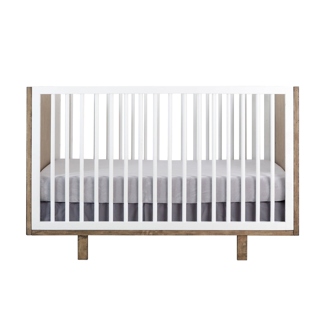 Ayr Convertible Crib In Walnut Natural Wood Wood