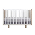 Ayr Convertible Crib In Walnut Natural Wood Wood