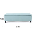 Ottoman Light Blue Fabric