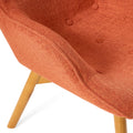 Contour Chair Orange Fabric