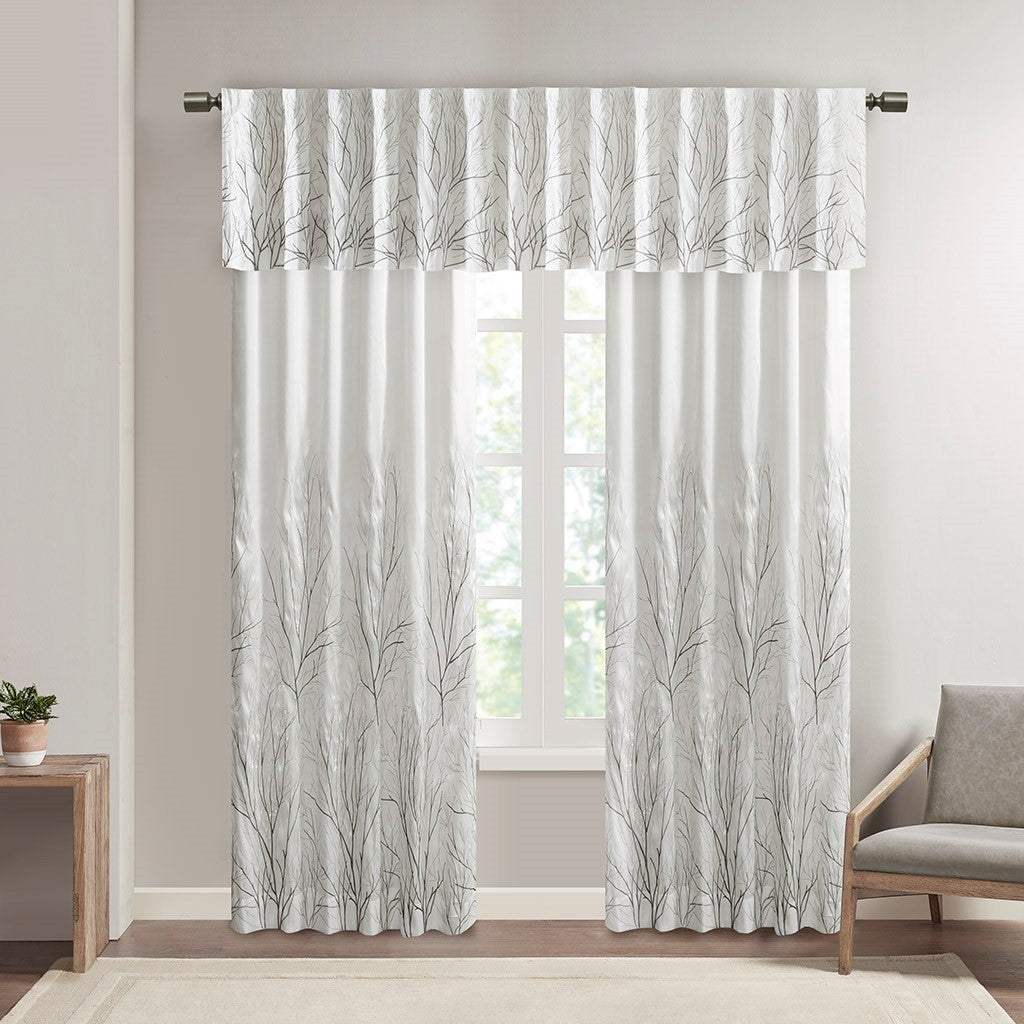 Curtain Panel White Polyester