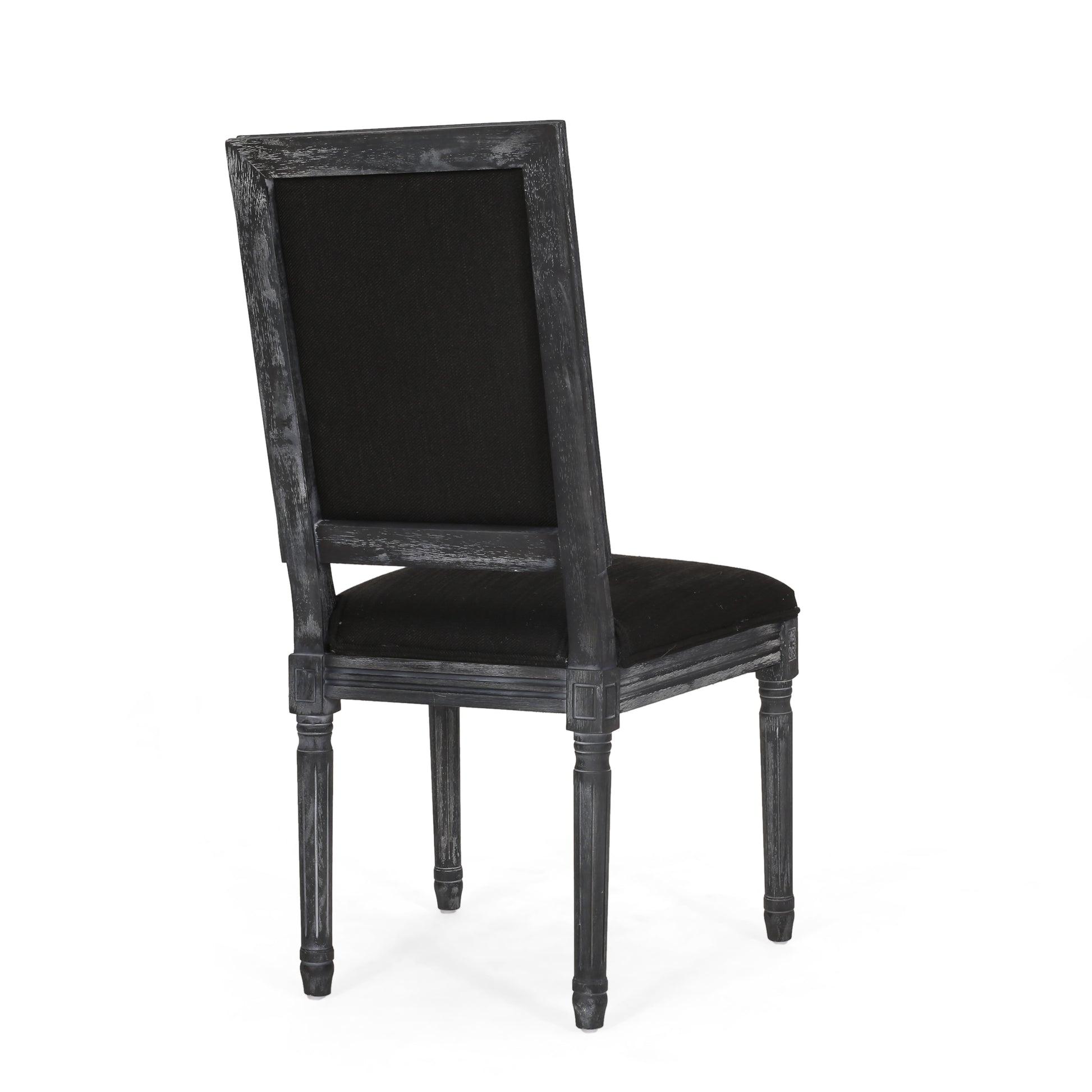 Dining Chair Black Fabric