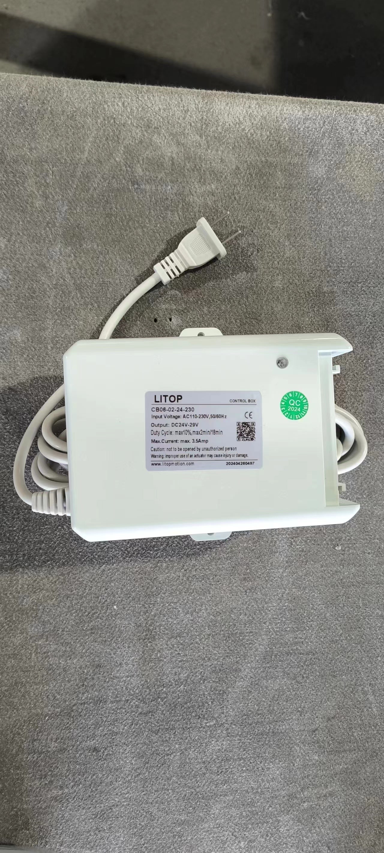 Accessories Of Electric Bed Installation Manual White Plastic