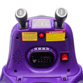 12V Kids Ride On Bumper Car W Parents Control,Rotate 360 Degrees,Two Handed Switch For Direction Control,Bumper Strip,Light Belt,Mp3 Music,Bluetooth,Provide A Speed Of 0.75Mph For Kids Of 2 5 Purple