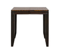 Timberline Brown Gathering Height Table Brown Solid Wood